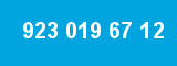 923 019 67 12 923 019 67 12